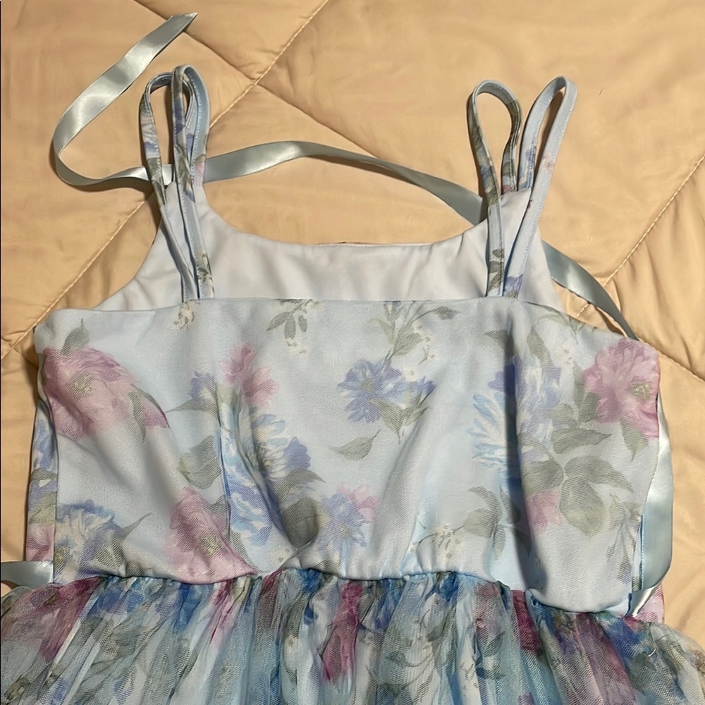 Floral Kids Formal Dress - Picture 3 of 4